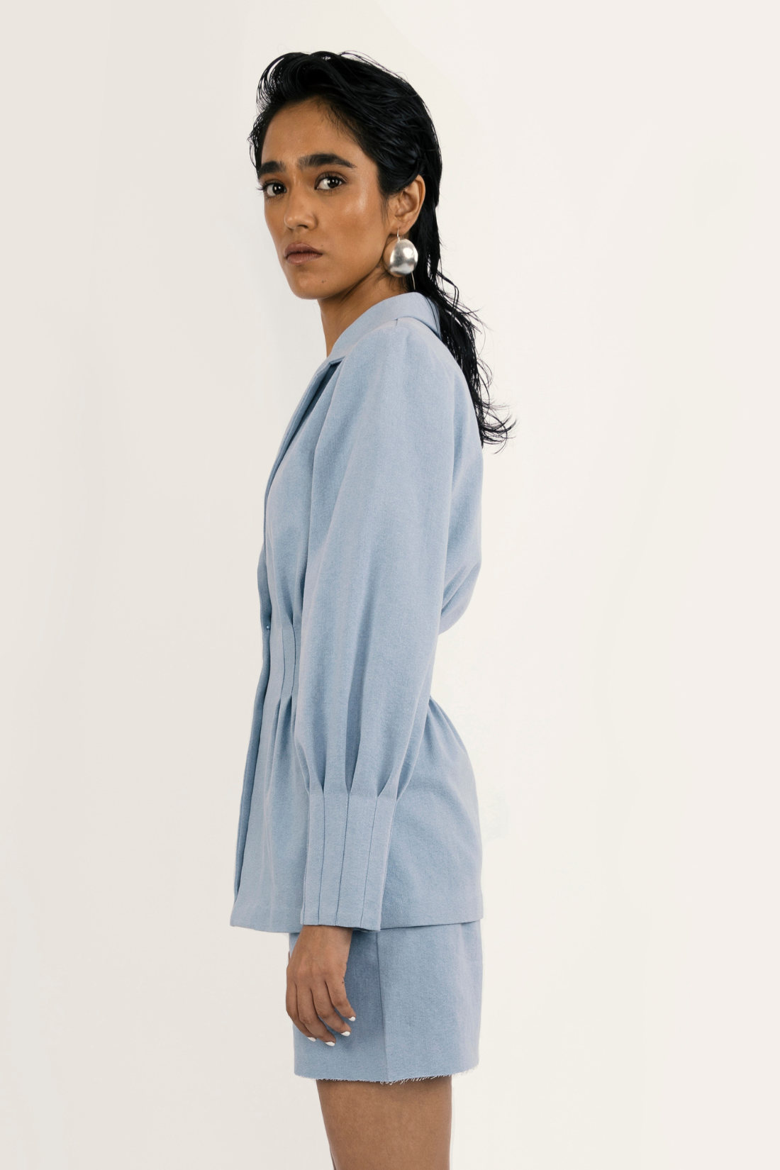 PLEATED JACKET SET