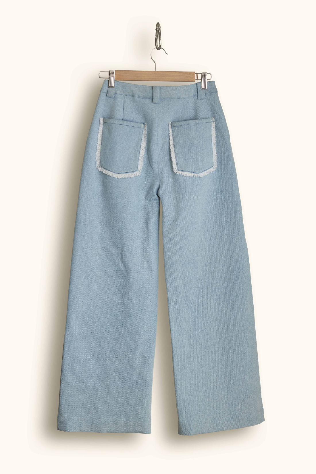 FRINGED POCKET PANTS
