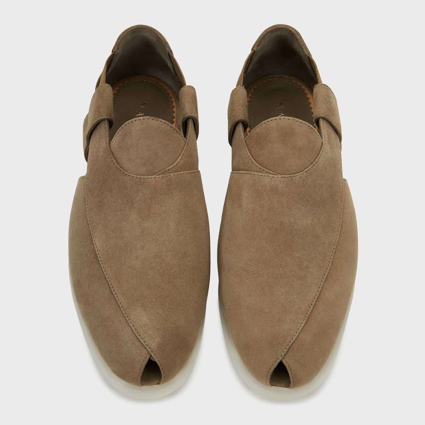 Summer Peshauri | Khaki Suede