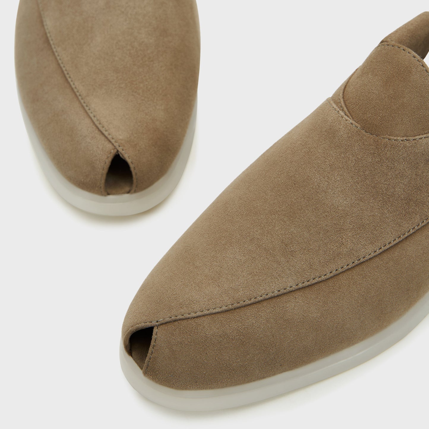Summer Peshauri | Khaki Suede