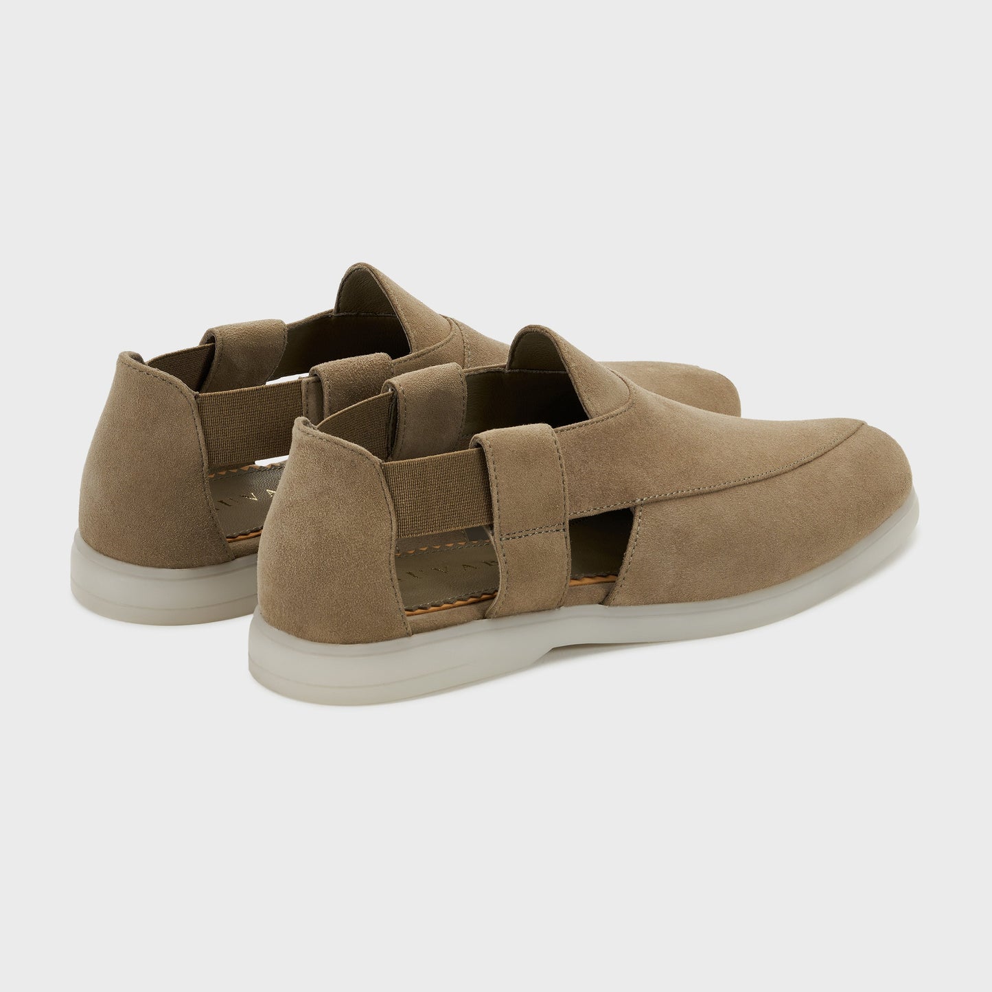 Summer Peshauri | Khaki Suede