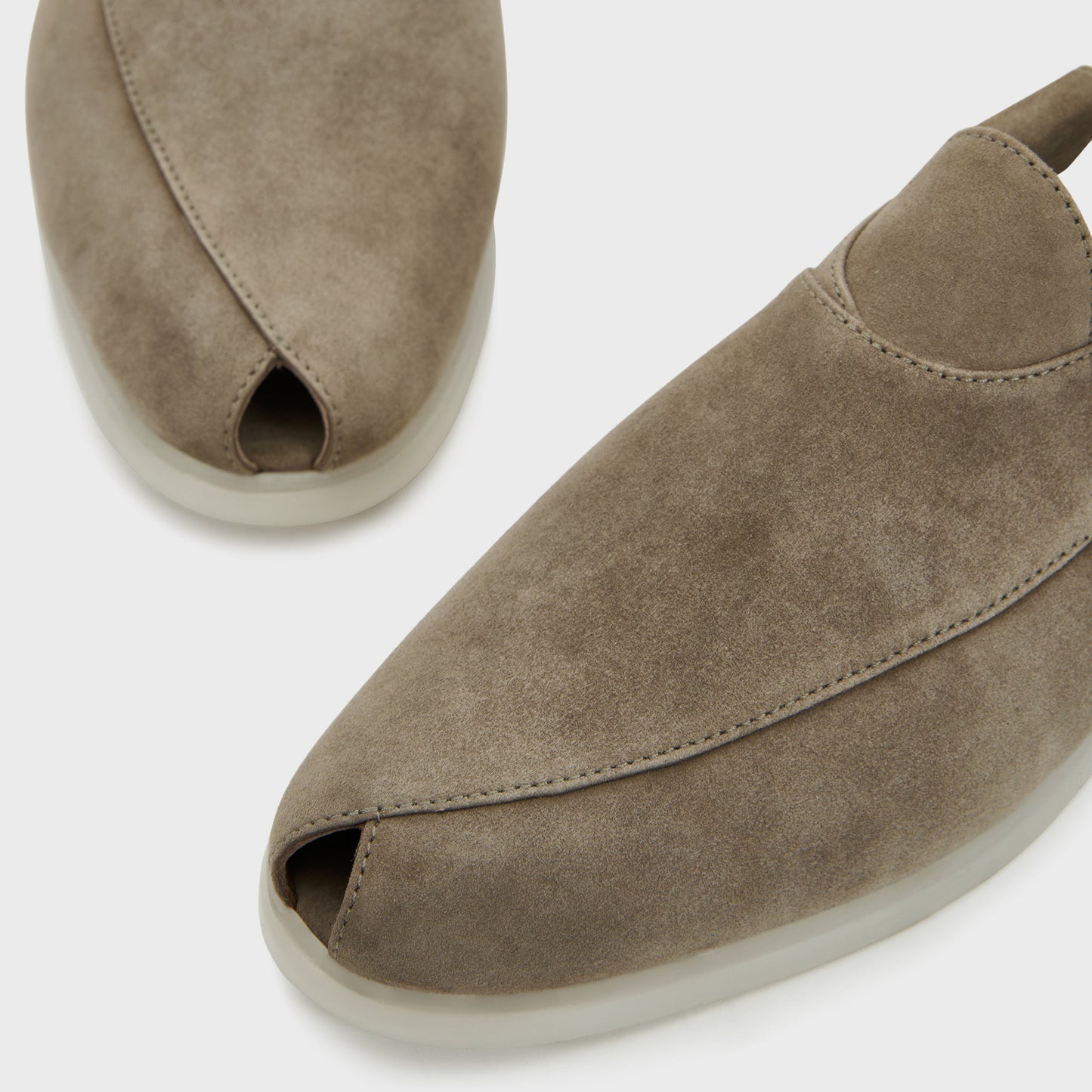 Summer Peshauri | Taupe Suede