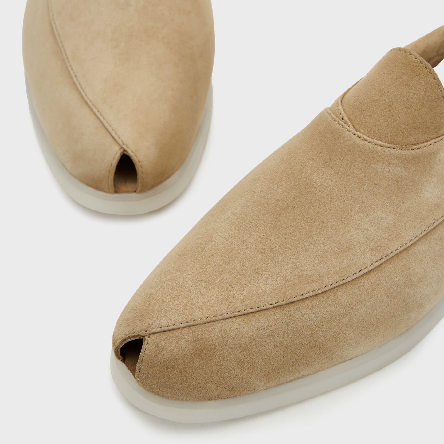 Summer Peshauri | Warm Sand Suede