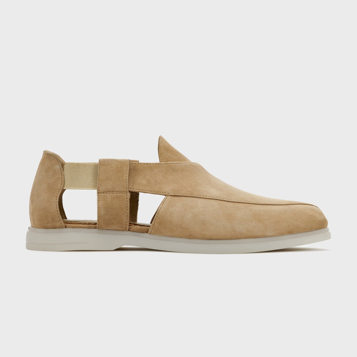 Summer Peshauri | Warm Sand Suede