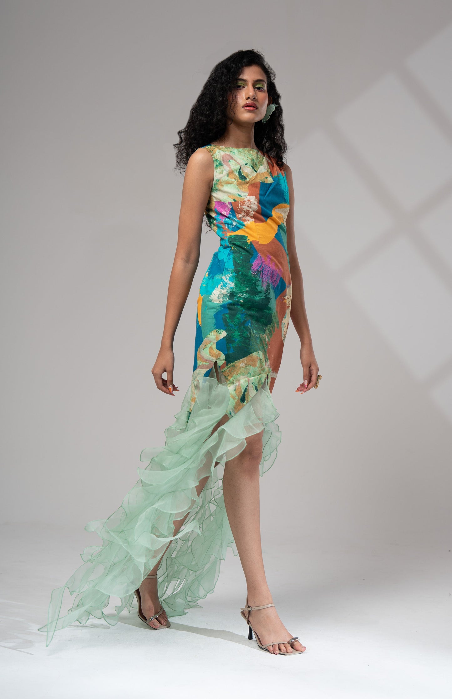 Bay Ruffled Dress