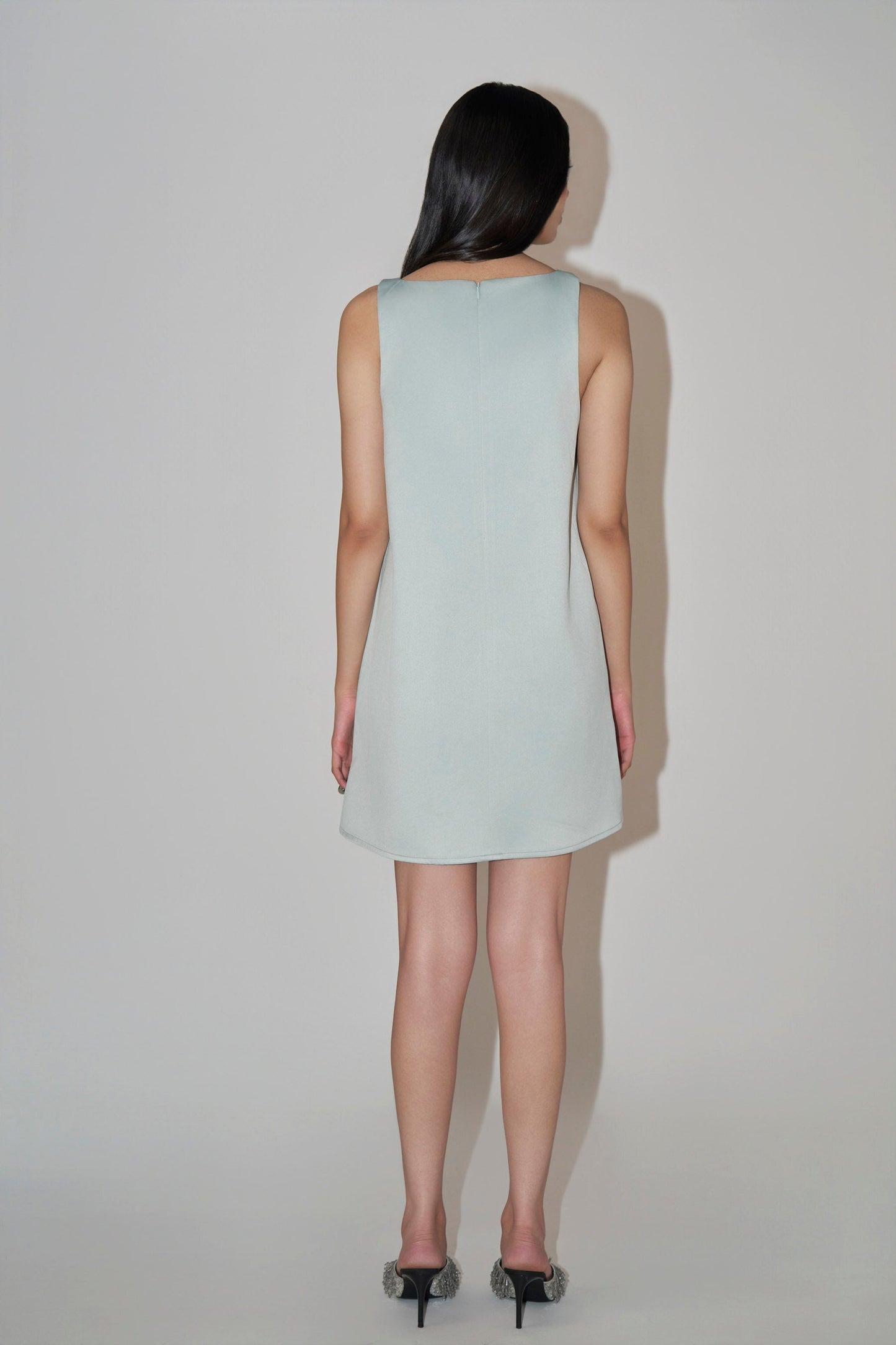 Mint Embellished Mini Dress