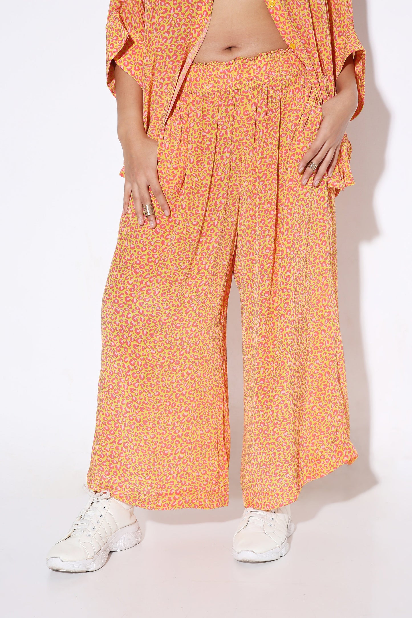 Relaxed Fit Pants - Print-Pants - Monokrom