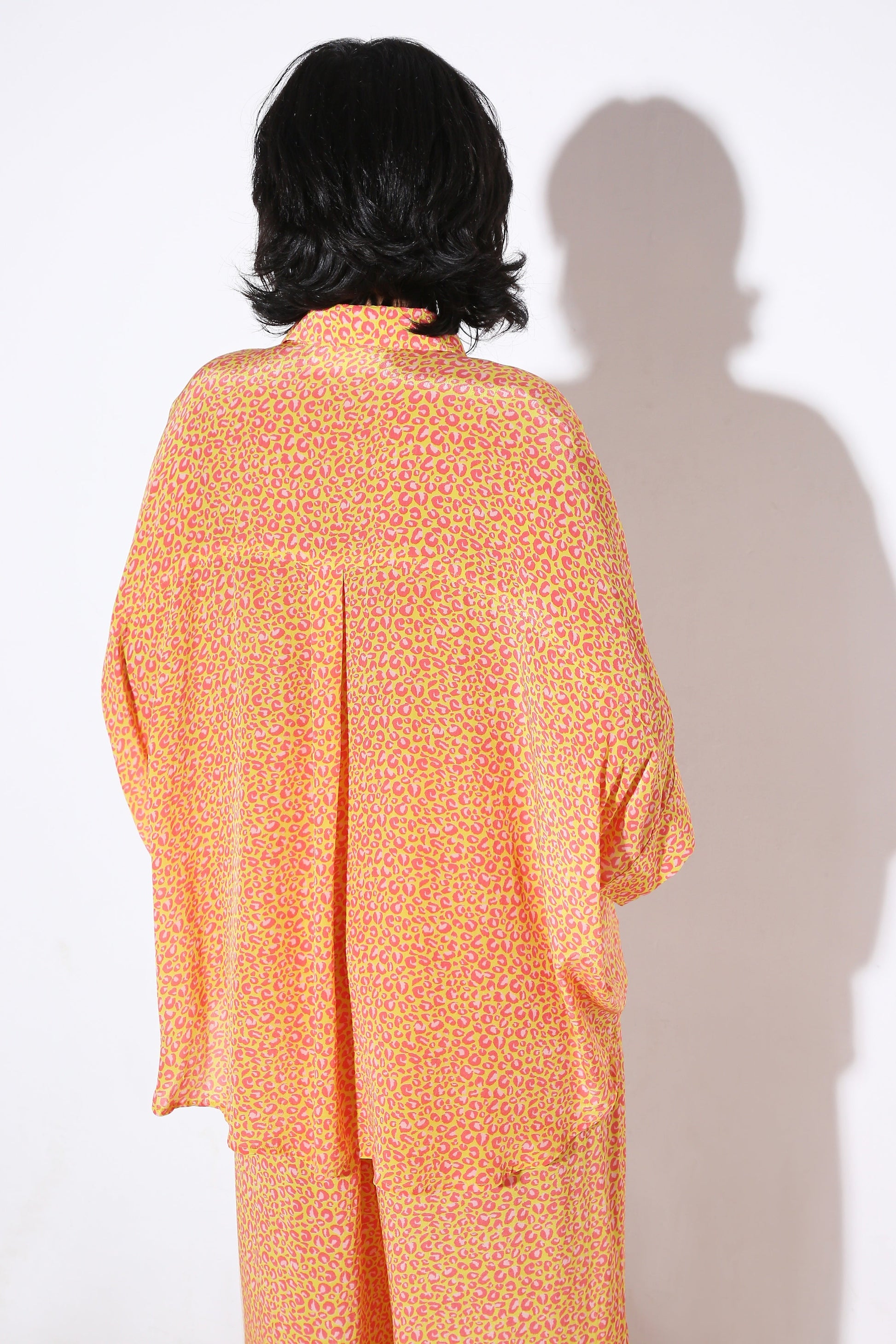 Relaxed Fit Long Shirt - Print-Shirt - Monokrom