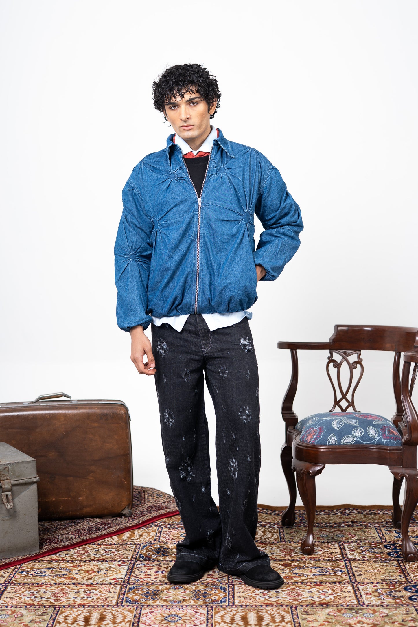 Snake Charmer Denim- Black