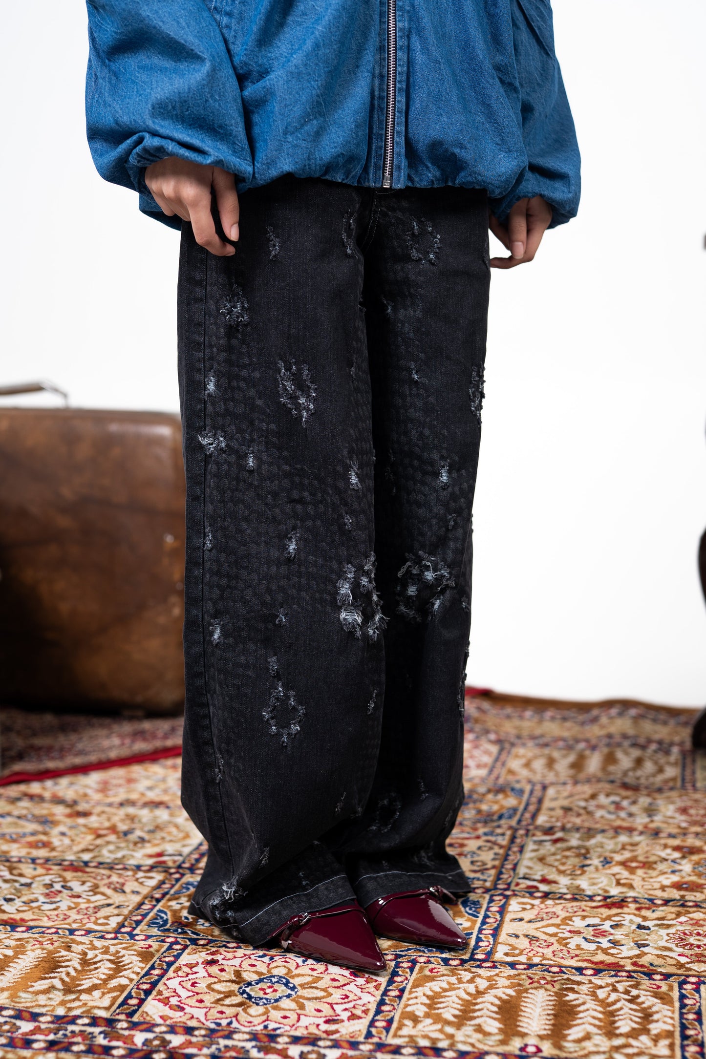Snake Charmer Denim- Black