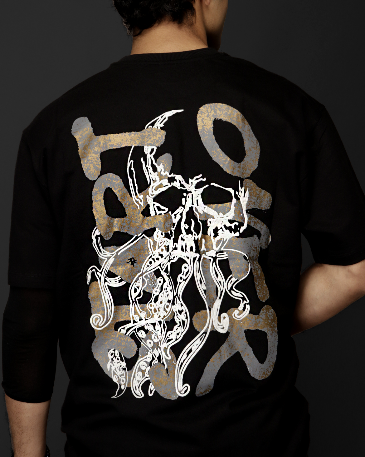 Unisex START OVER TEE - BLACK