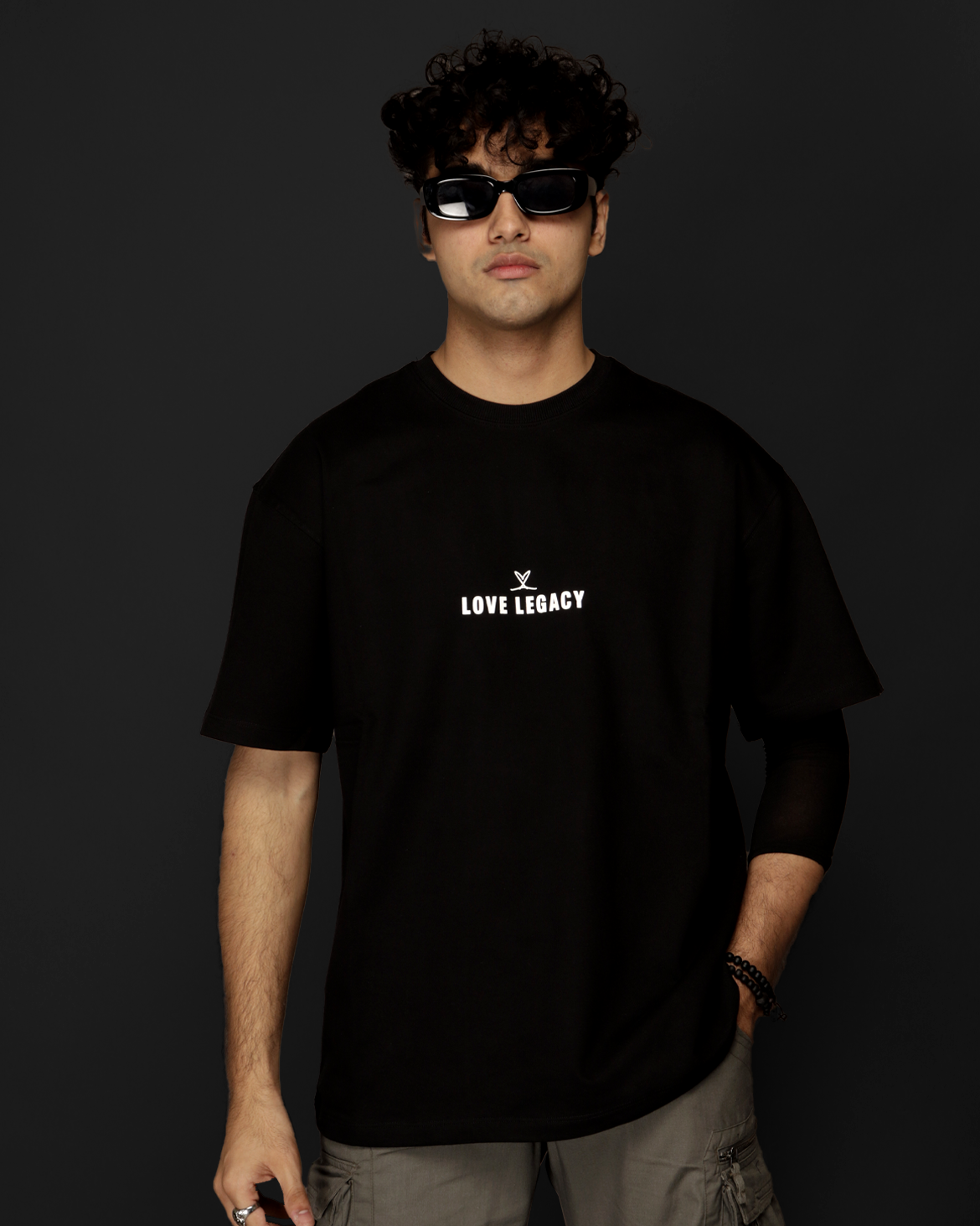 Unisex START OVER TEE - BLACK