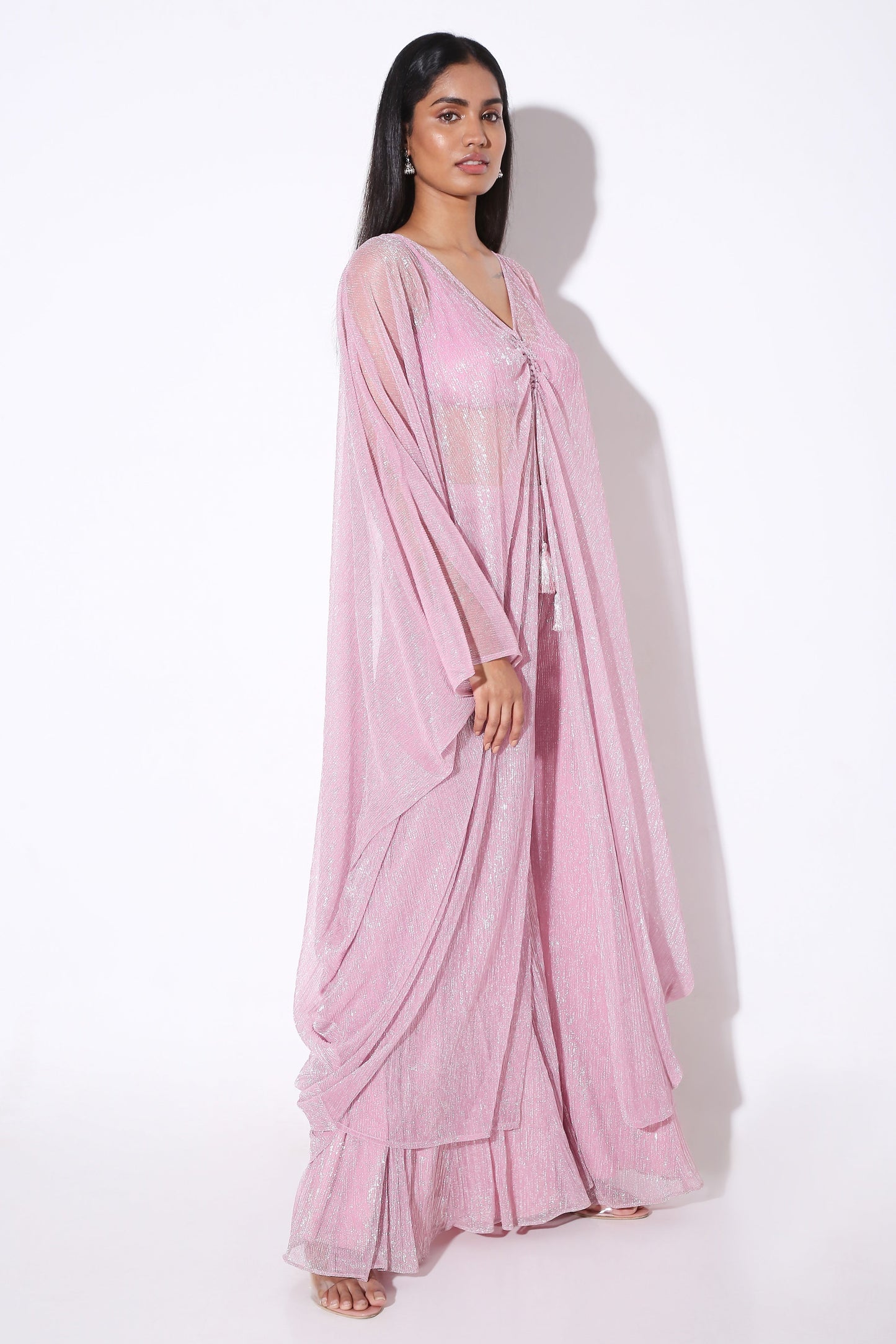 Sheer Kaftan-Kaftan - Monokrom