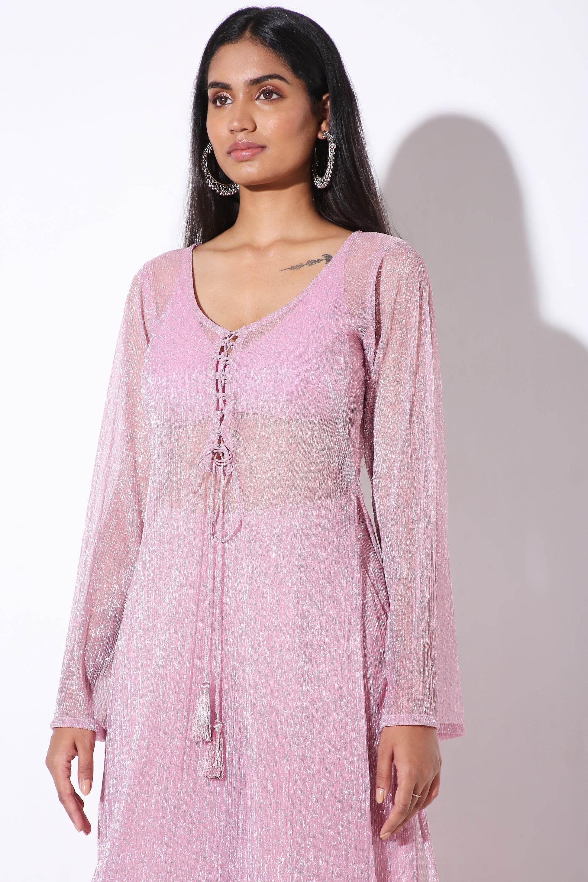 Sheer Kurta-Kurta - Monokrom