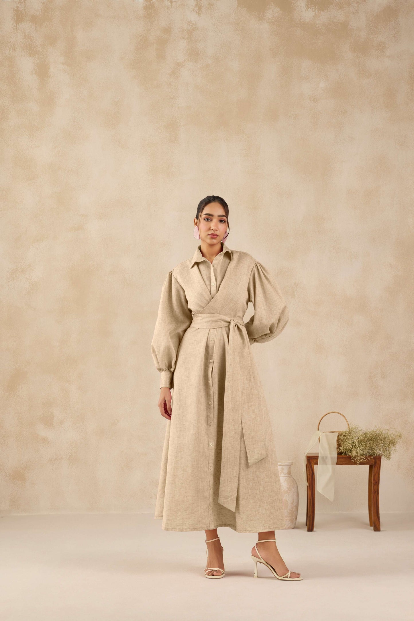 Dubai DRESS- MOCHA BROWN