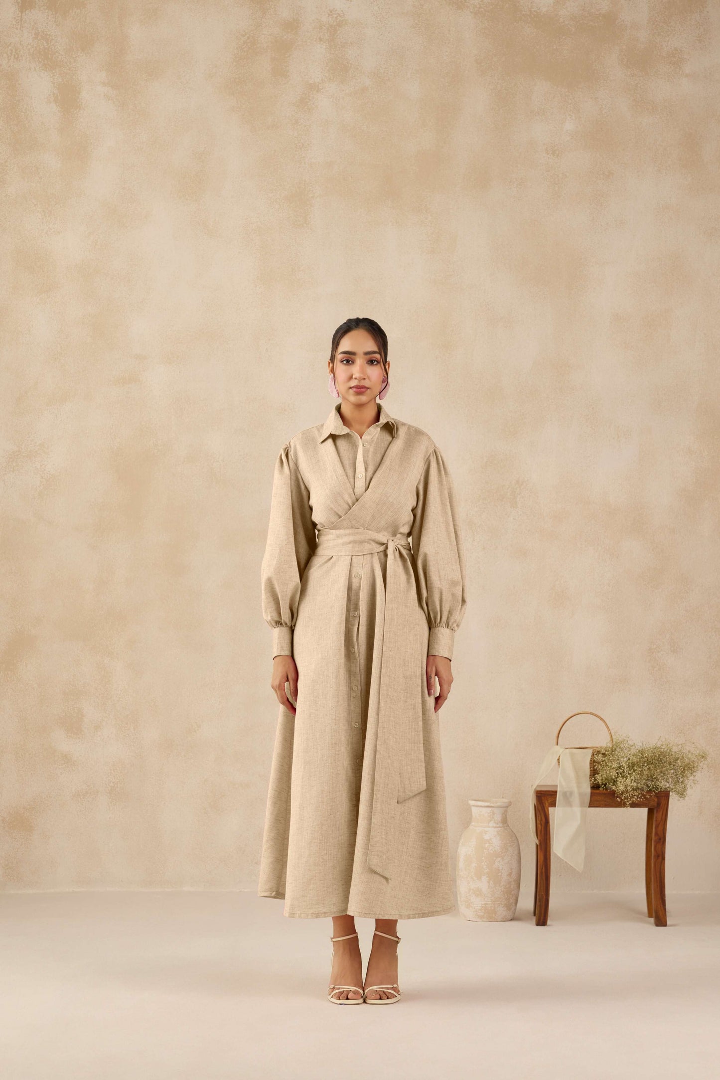 Dubai DRESS- MOCHA BROWN
