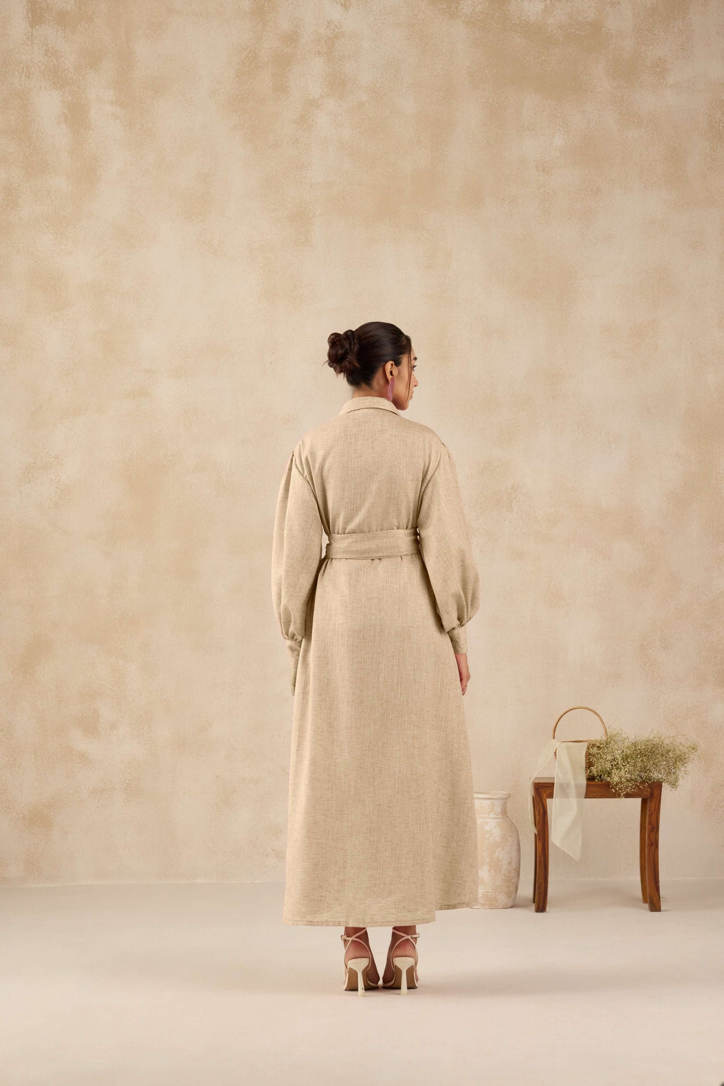 Dubai DRESS- MOCHA BROWN