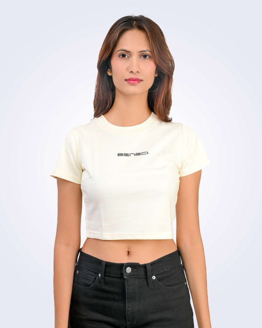 OFF WHITE CROP TOP