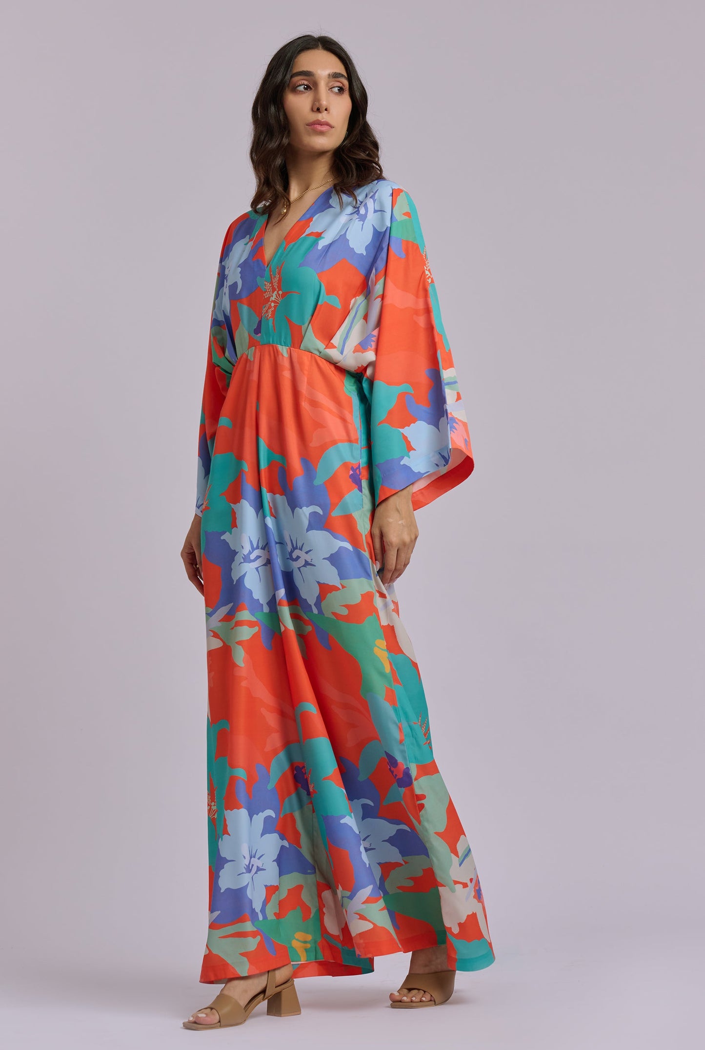Solana Multi Color Flowy Jumpsuit