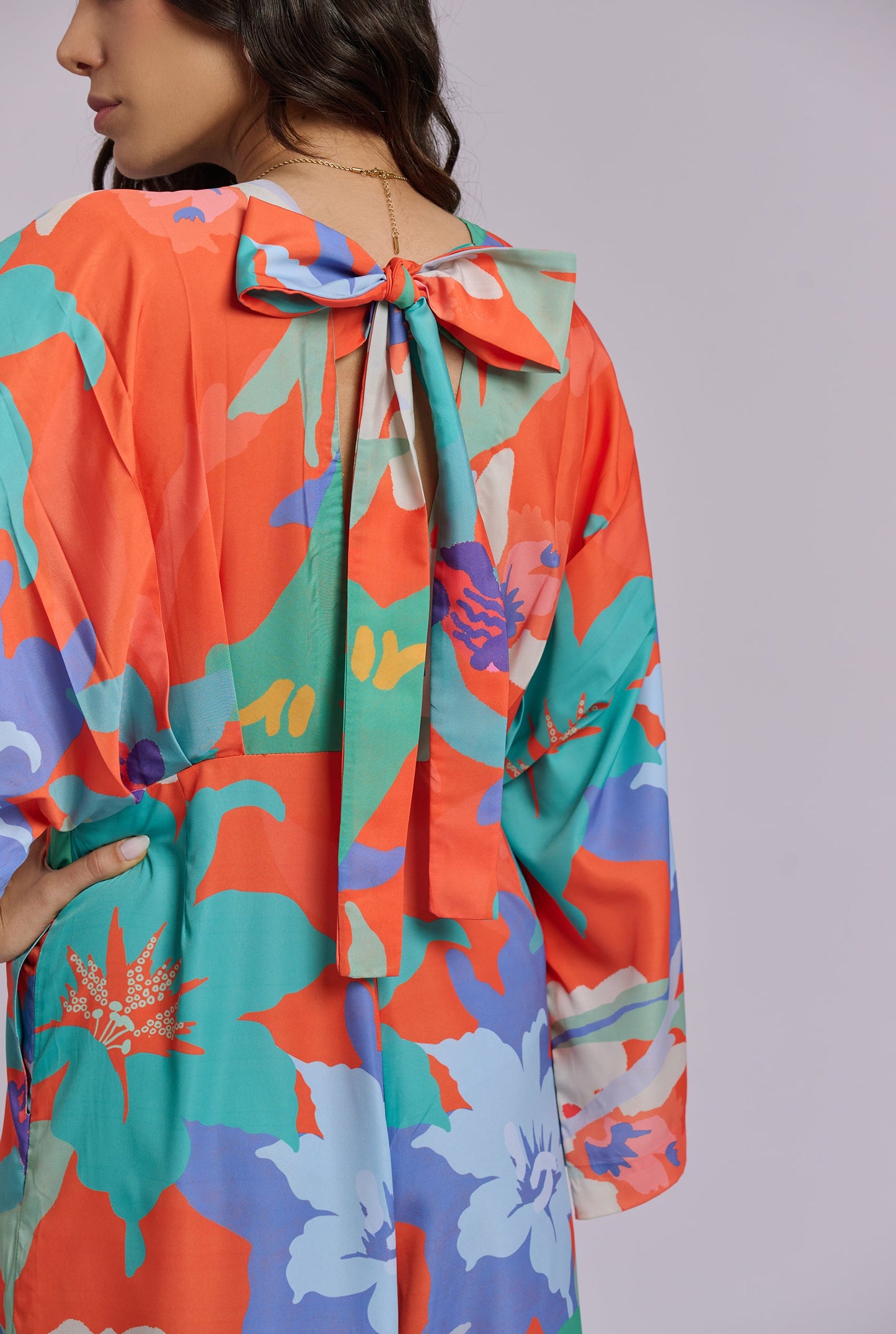 Solana Multi Color Flowy Jumpsuit