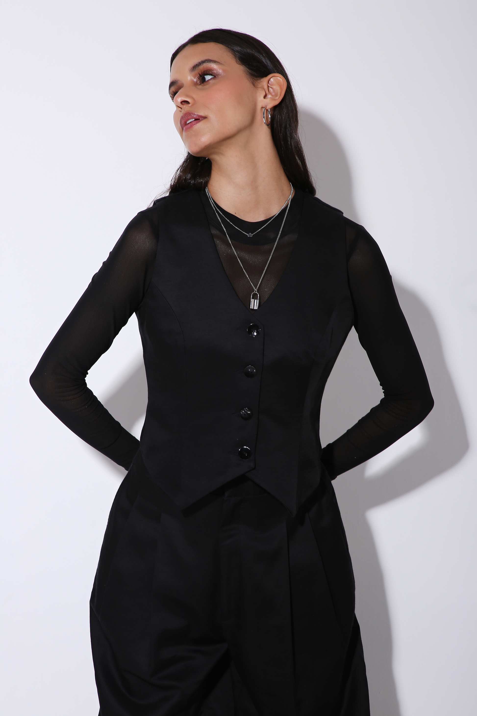 Vaasket - Waistcoat - Solid-inners&tanks - Monokrom