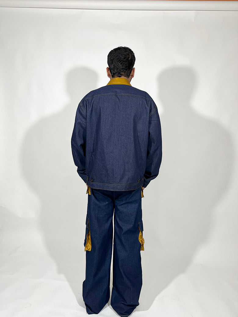 MAYAJAAL BLUE DENIM JACKET