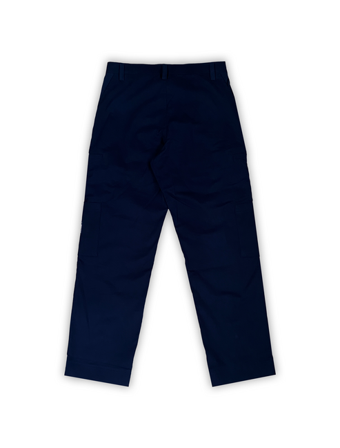 ZIP UP WORK PANTS IN NAVY BLUE