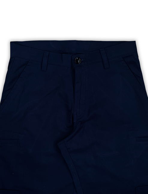 Unisex ZIP UP WORK PANTS IN NAVY BLUE