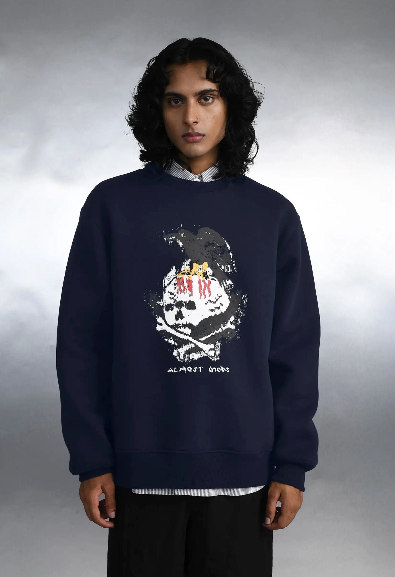 Nevermore Sweatshirt in Navy