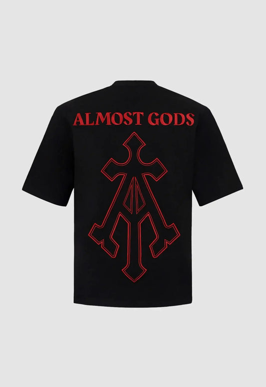 Alpha Cross Embroidered Relaxed Tee