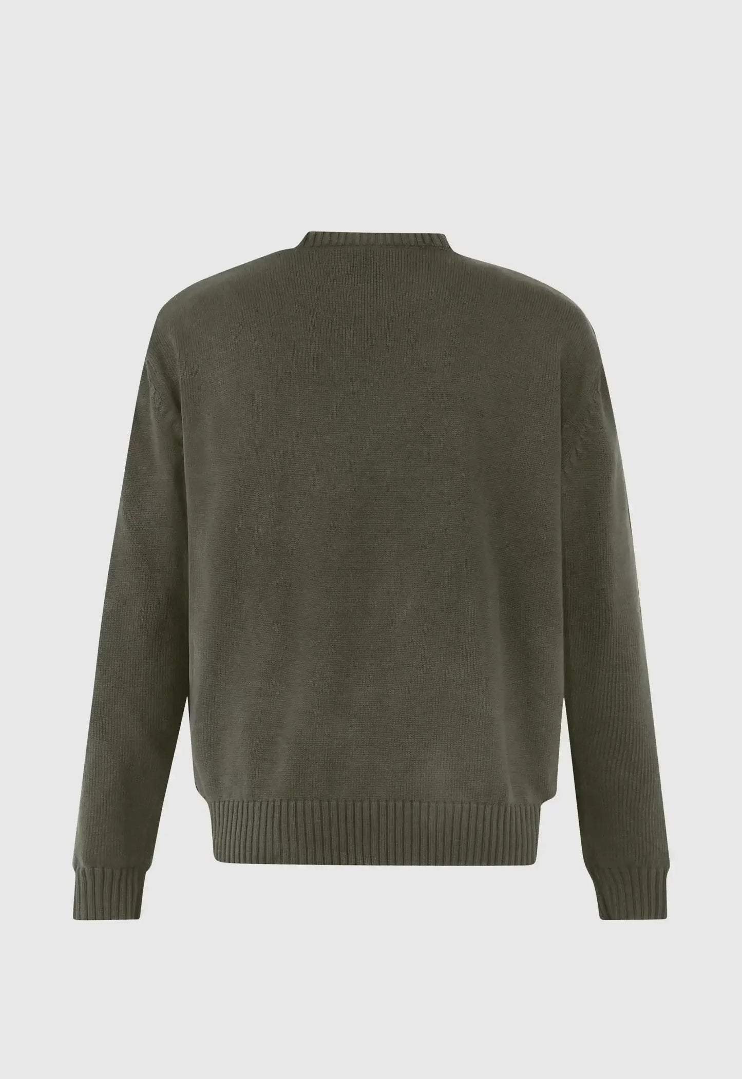Alpha Cross Knit Sweater