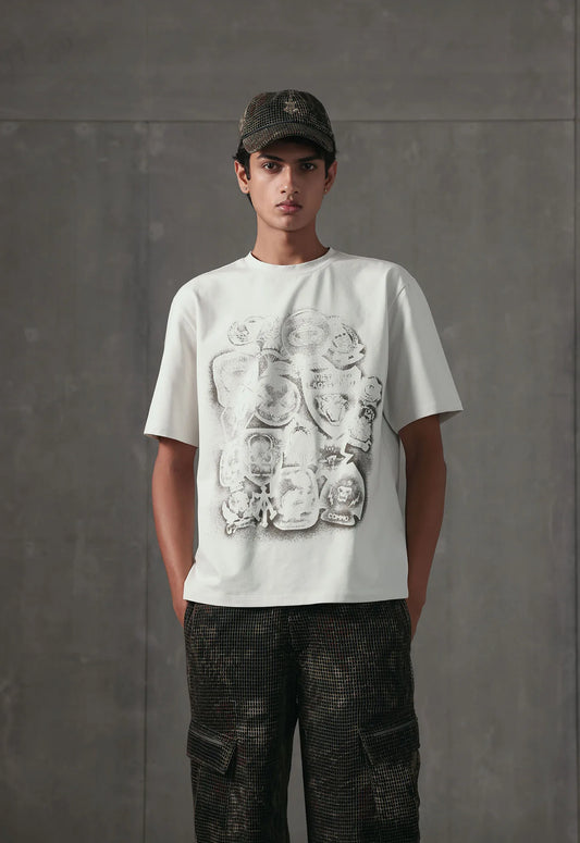 Aegis Relaxed Tee in Gray