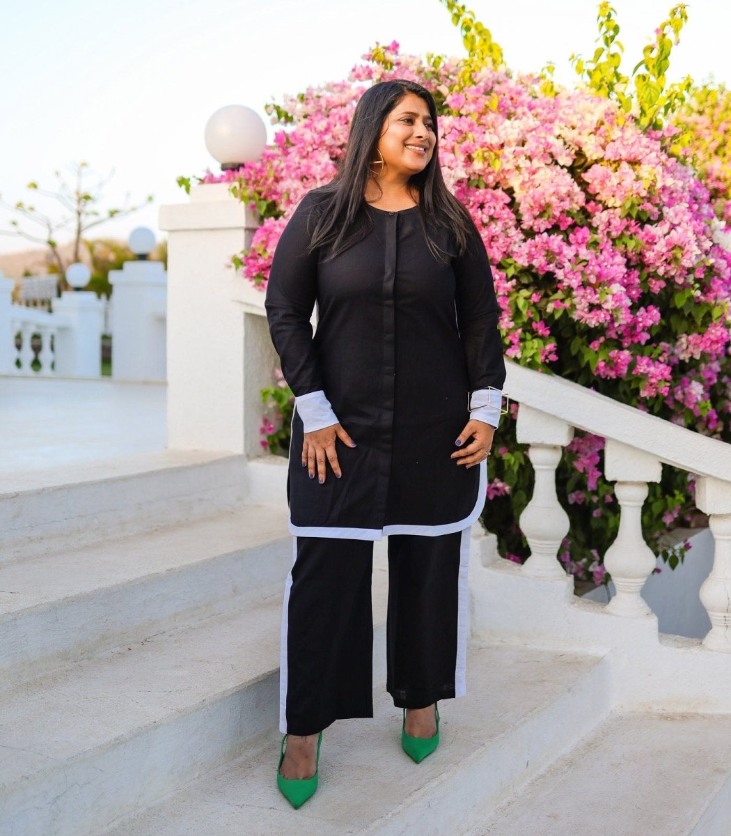 Black Linen Co - ord Set - Outro Studio