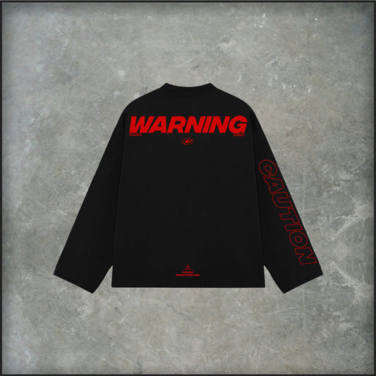 WARNING Long Sleeve TEE