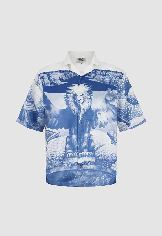 Mirage Boxy Shirt in Satin