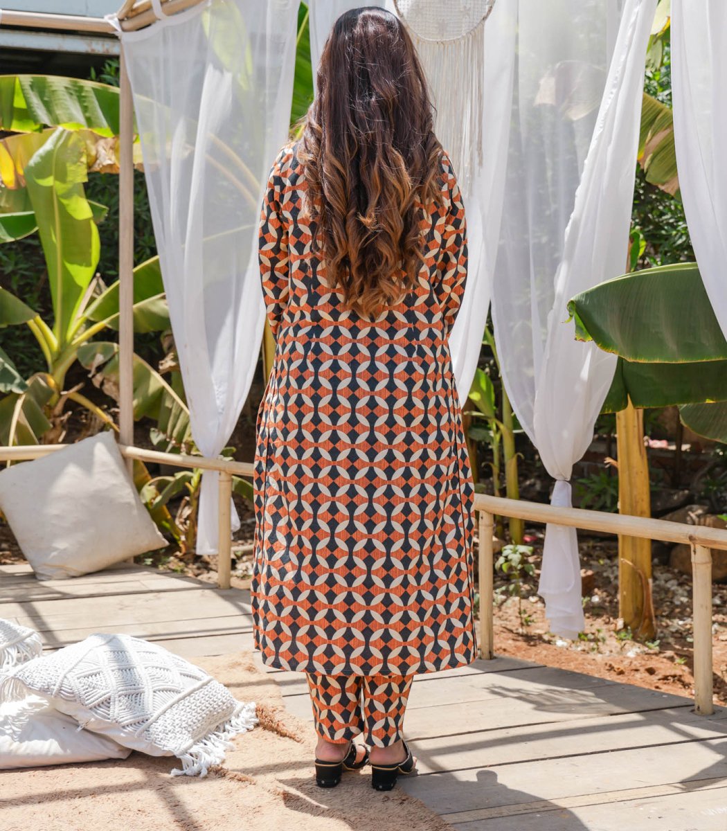 Brown Cotton Co - ord Set - Outro Studio