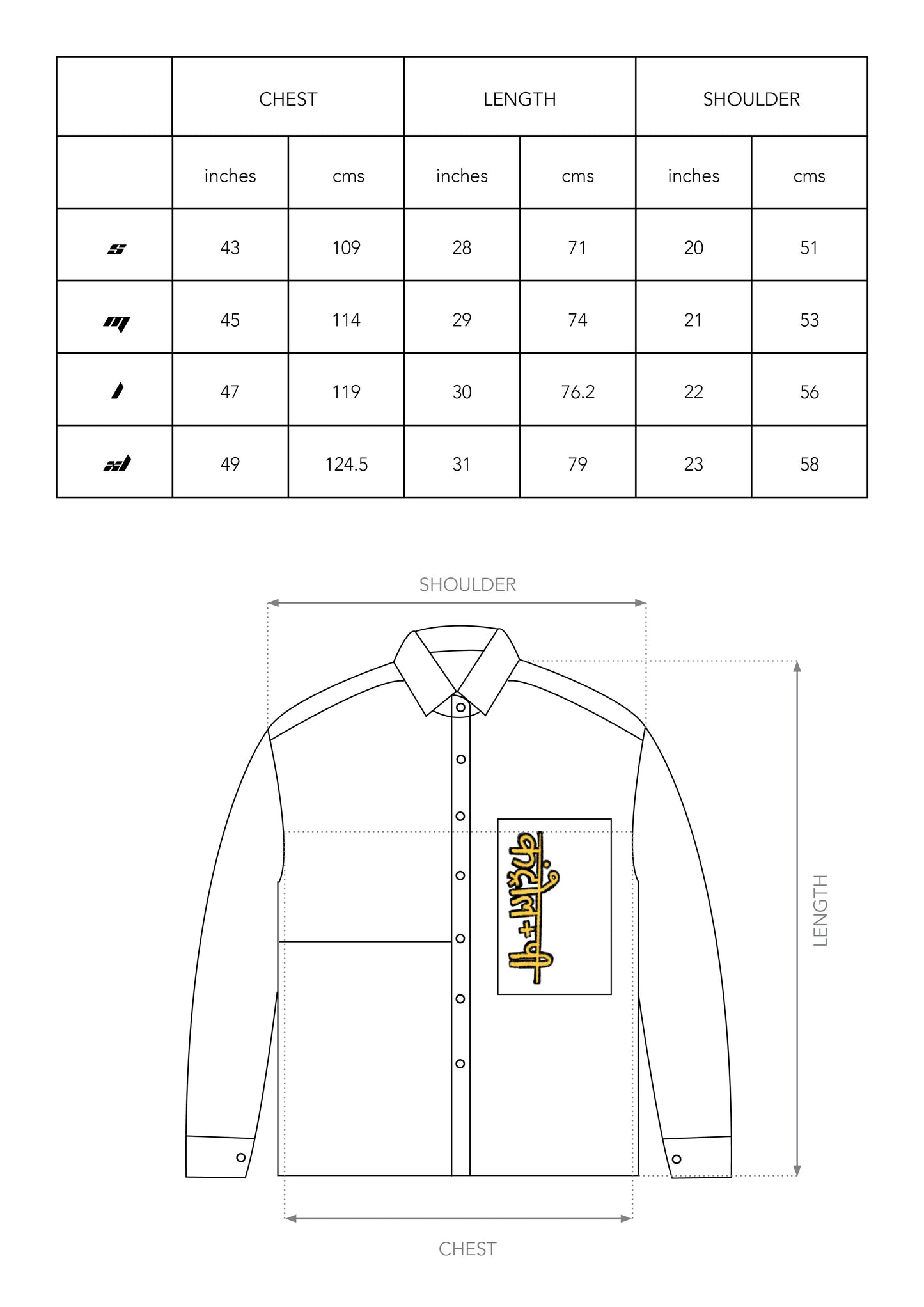 Unisex LOGO MISMATCHED STRIPES SHIRT