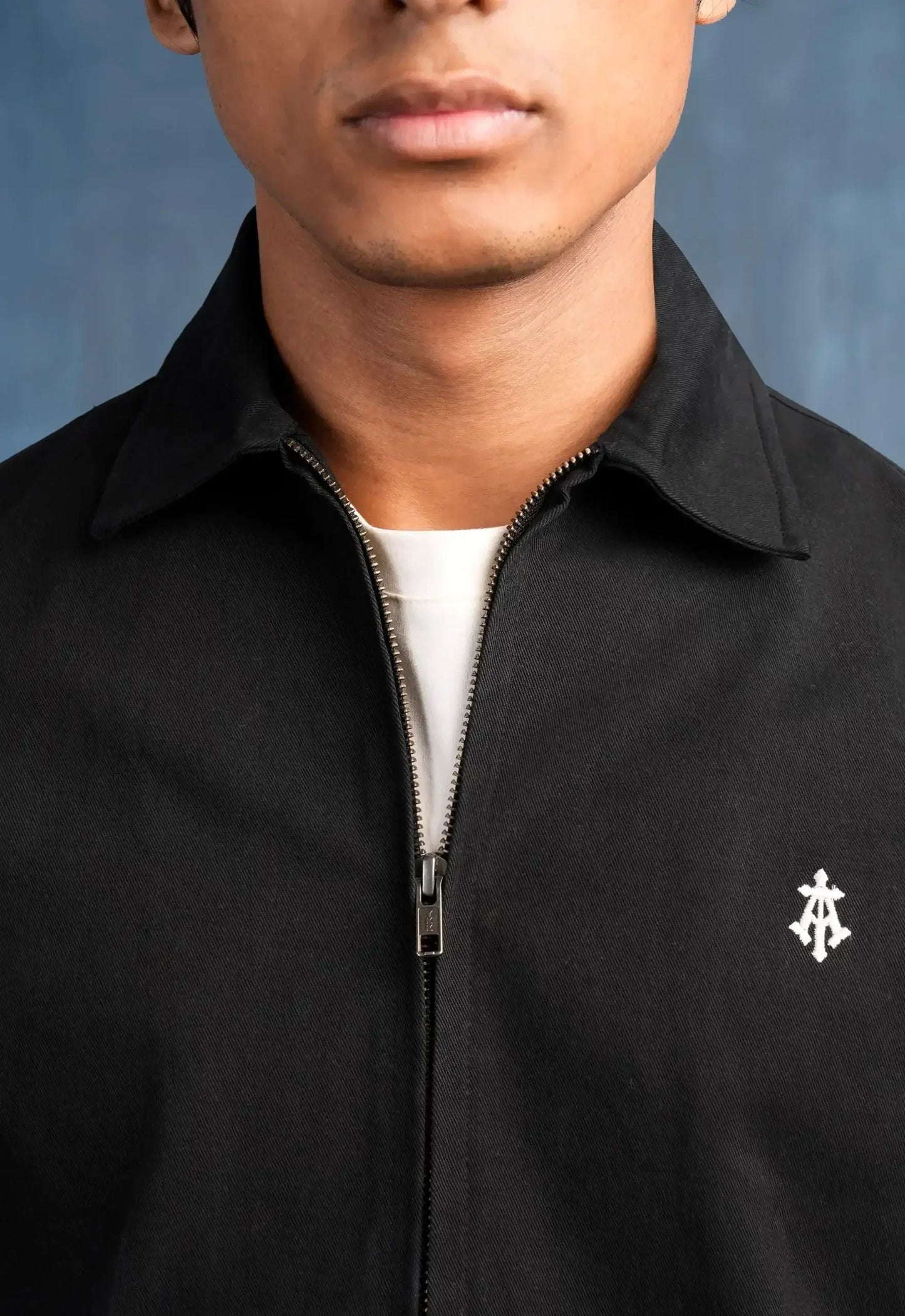 Constructed Artist Jacket In Cotton Twill