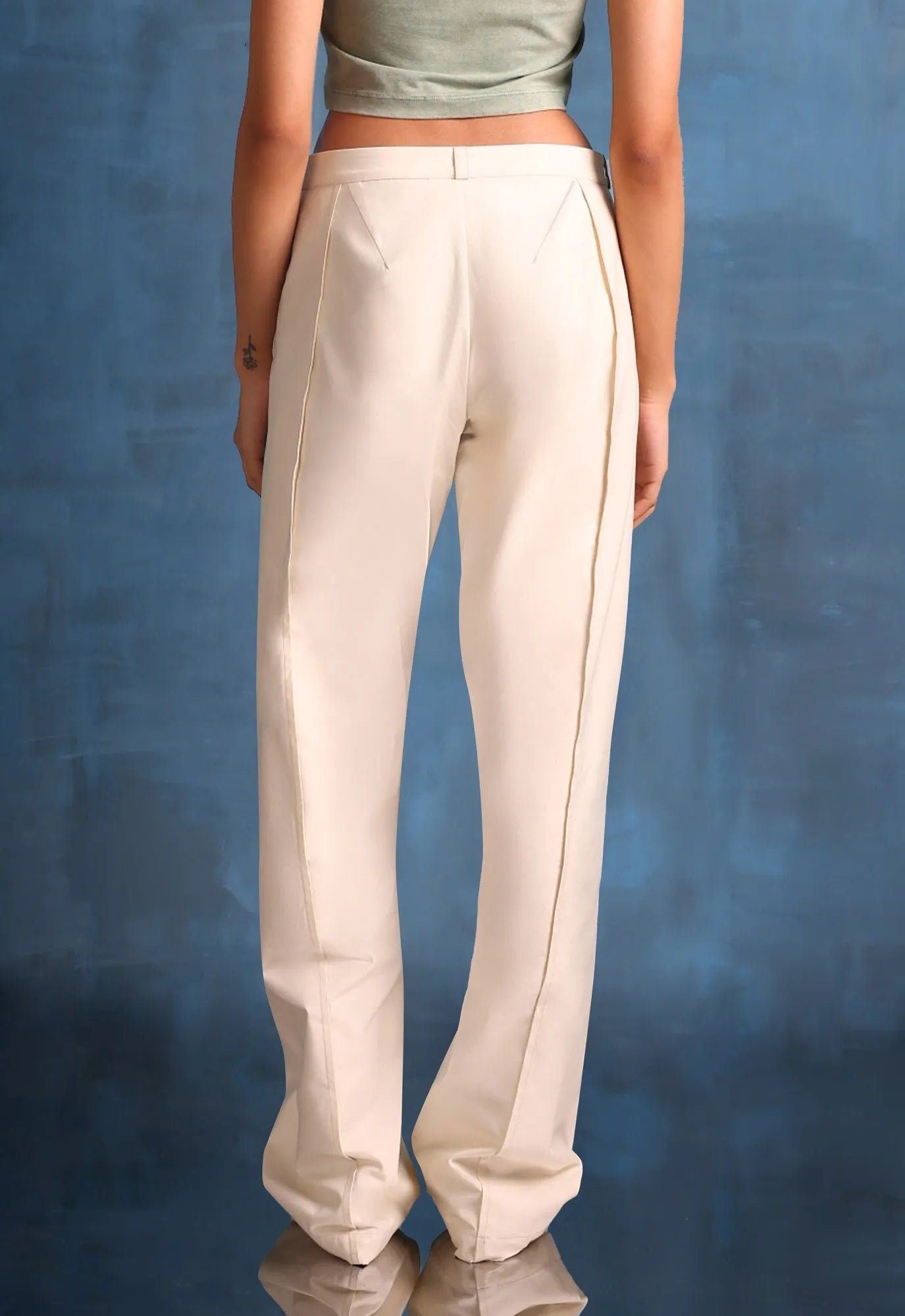 Paris Mid-Rise Cotton Pants