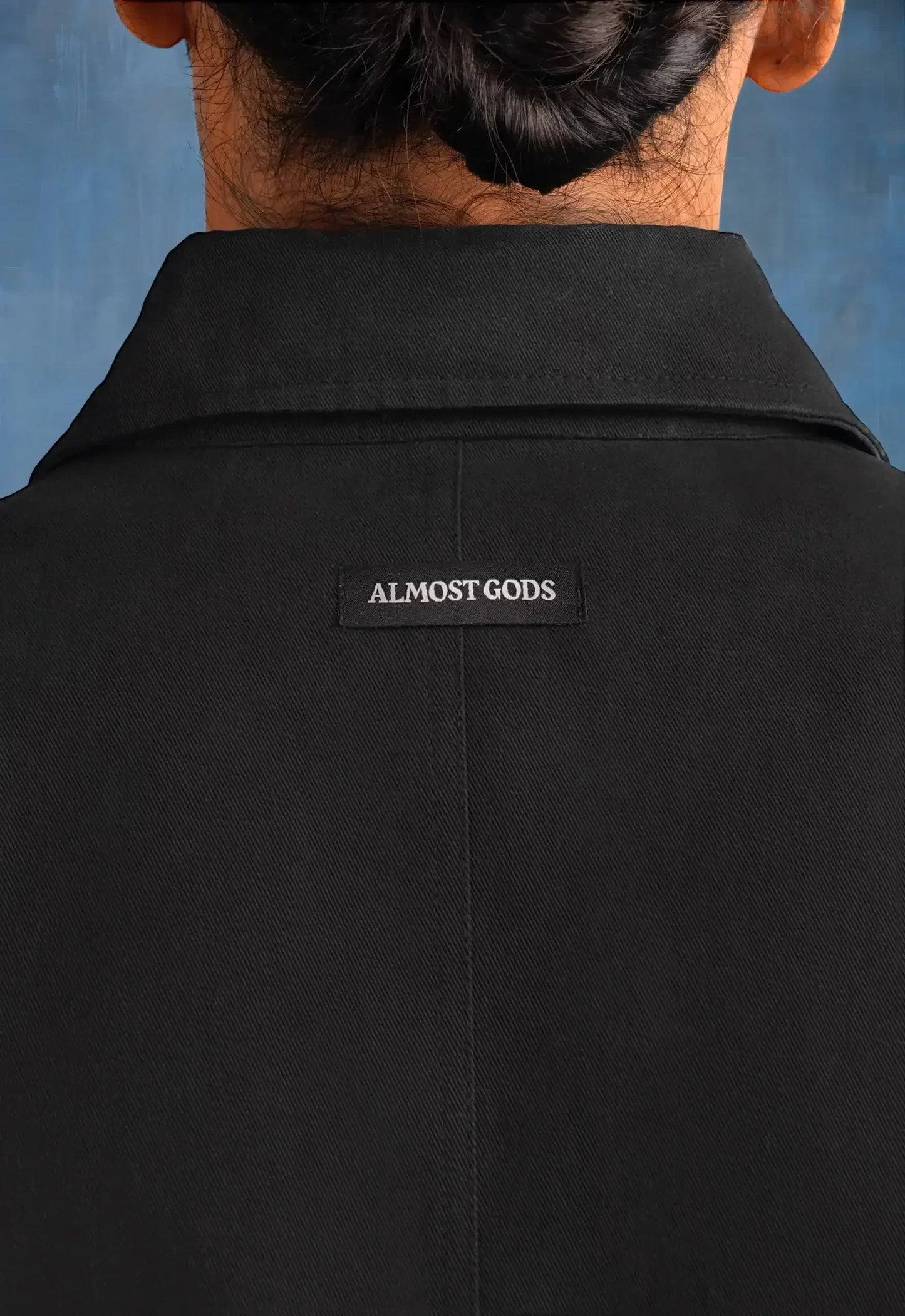 Constructed Artist Jacket in Cotton Twill
