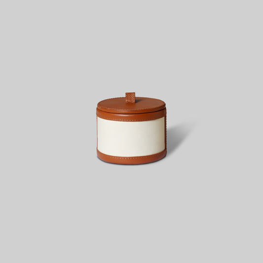 Leather Candle Holder - Small