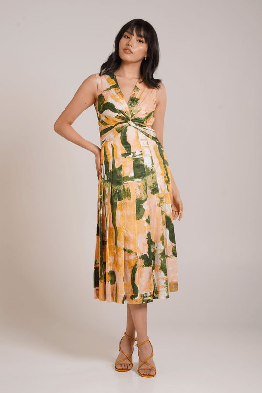 Ceri Pleated Dress - Outro Studio