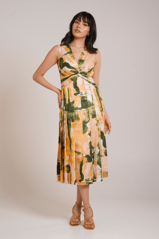 Ceri Pleated Dress - Outro Studio
