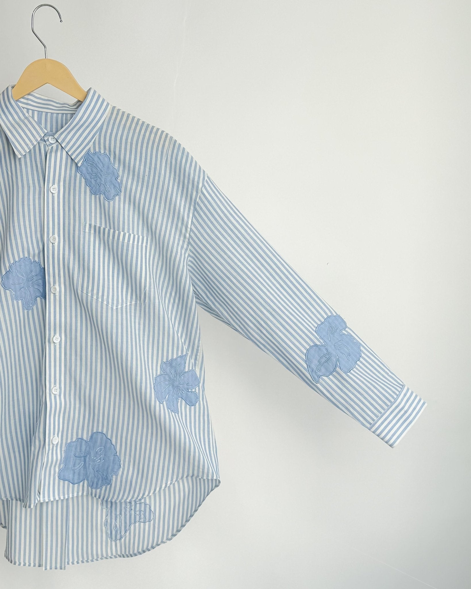 Cloud Bloom Stripe Shirt - erised pret