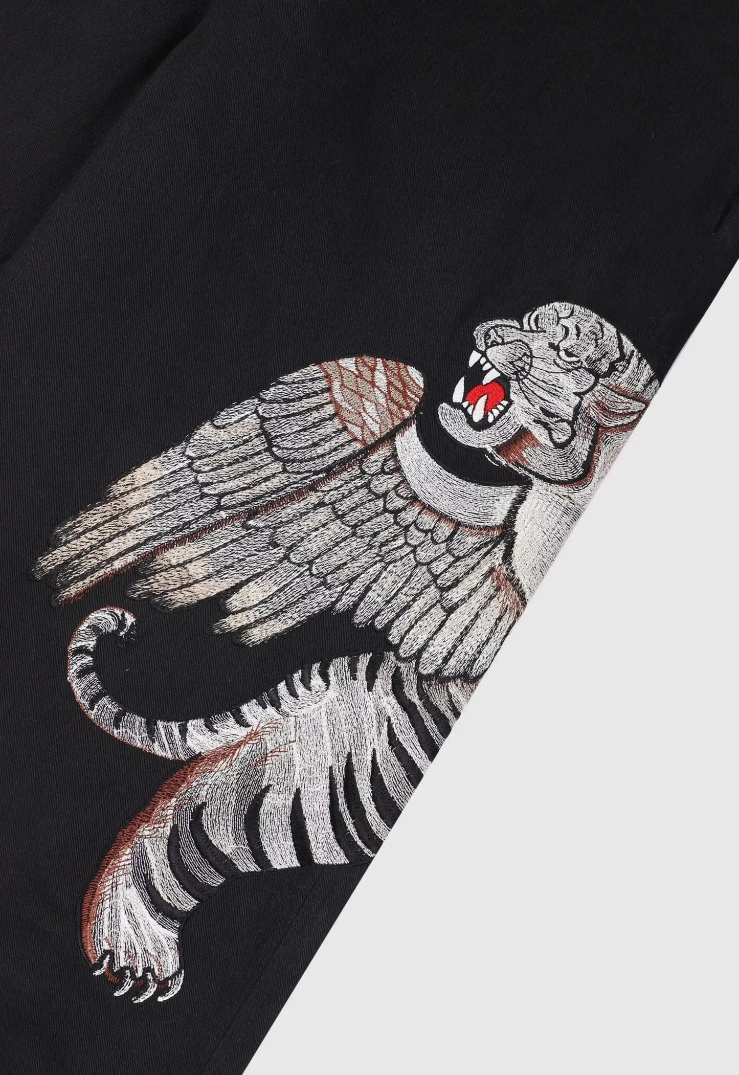 Winged Tiger Embroidered Pants