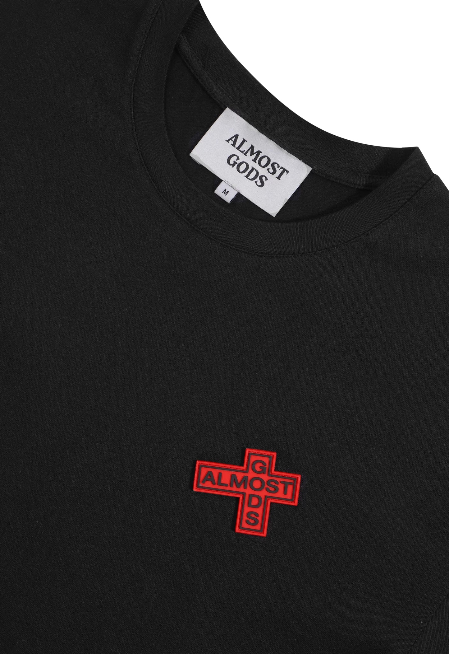 Pigment Dyed Rubber Cross Logo Tee