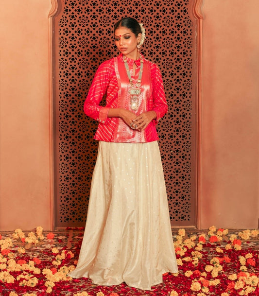 Doha Silk Jacket & Skirt Set - Outro Studio