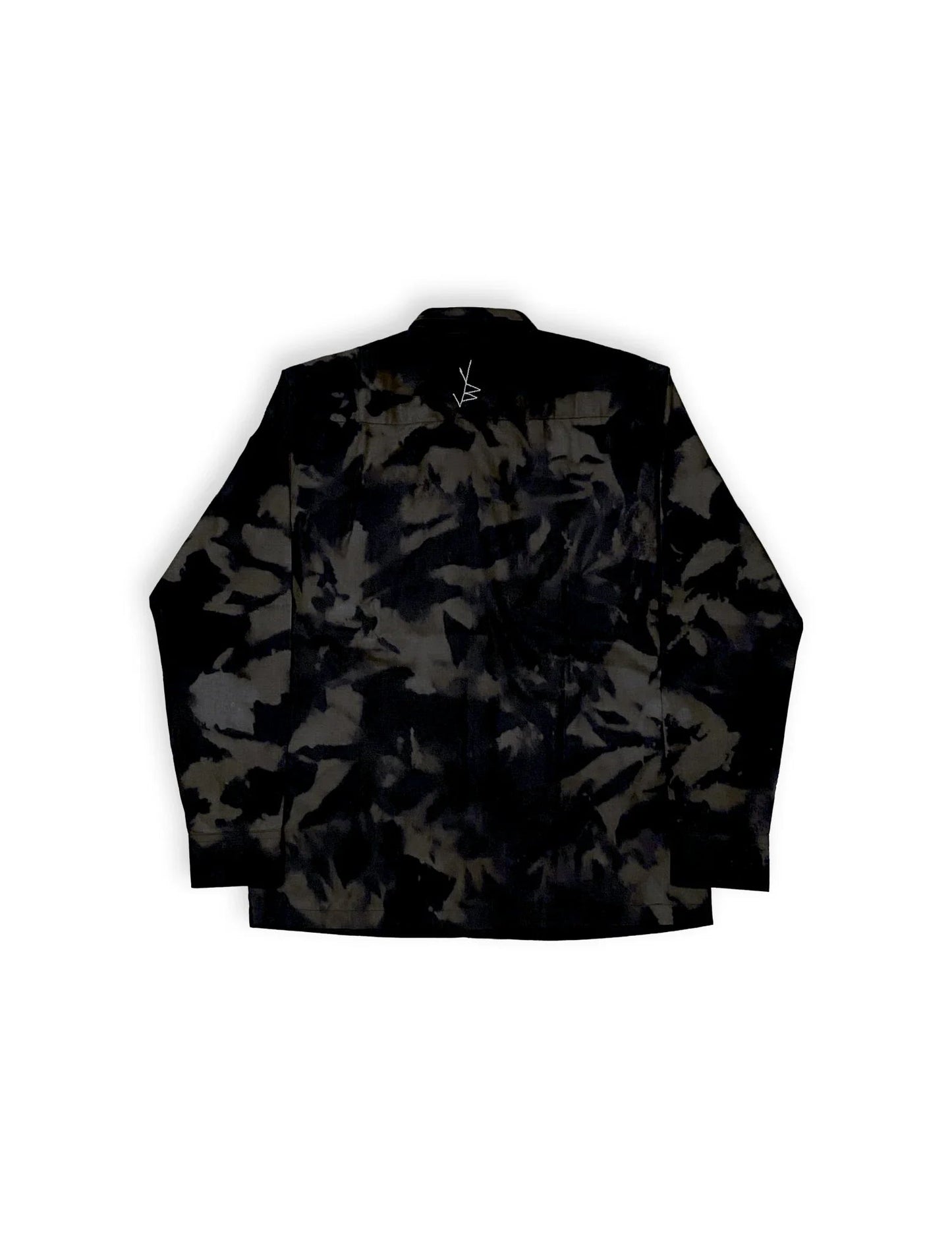DOUBLE COLLAR ABSTRACT SHIRT - YB