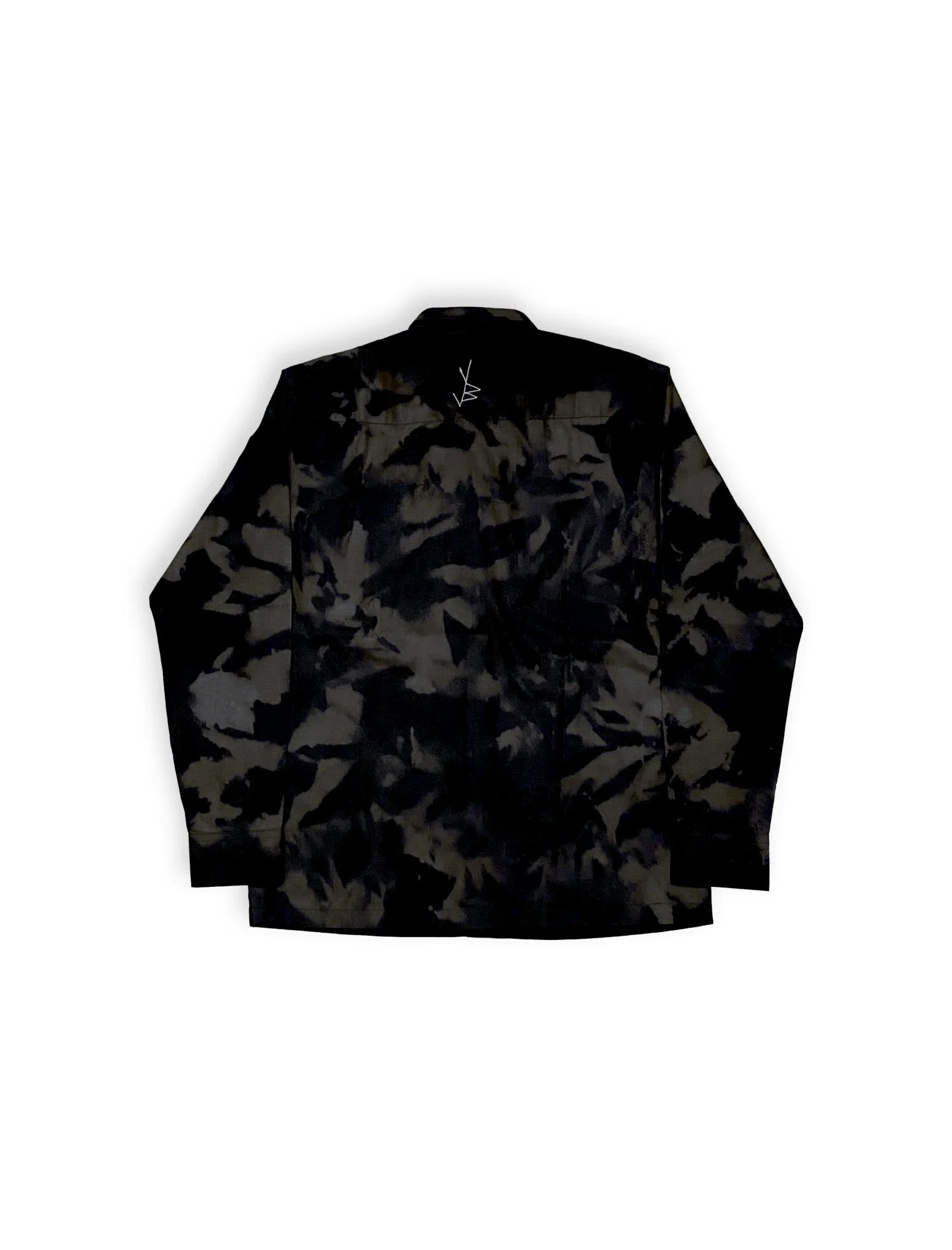 DOUBLE COLLAR ABSTRACT SHIRT - YB