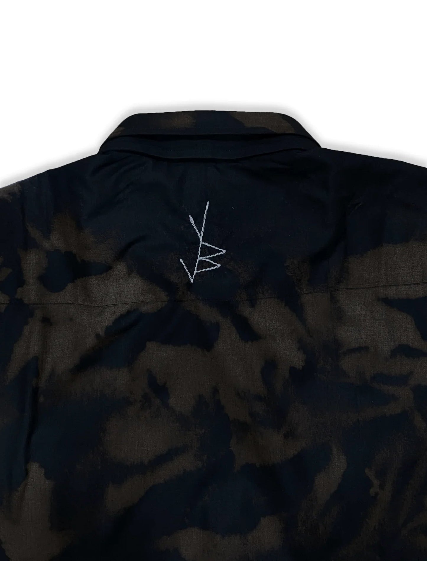 DOUBLE COLLAR ABSTRACT SHIRT - YB